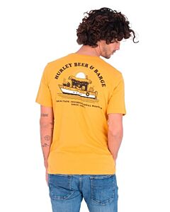 Camiseta Hurley Everyday Washed Beer and Barger mostaza - FrusSurf: Olas, playas y Surf