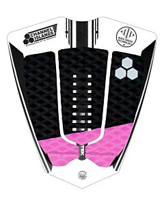 Grip surf Channel Islands 50 / 50 Flat Pad negro-rosa - FrusSurf EXPERTOS en Surf