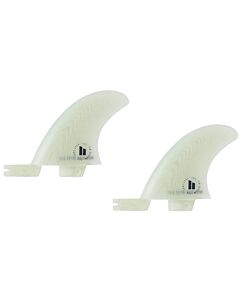 Quillas laterales o estabilizadores FCS II Mid Side Bits PG 3,6'' clear (2) - FrusSurf EXPERTOS en Longboard