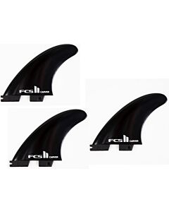 Quillas surf FCS II Carver Black Medium Trifin (3) - FrusSurf EXPERTOS en Surf