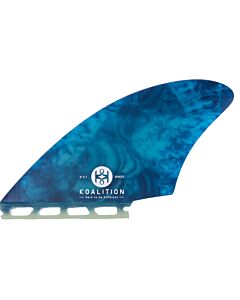 Quillas surf Koalition Twin Keel Single Tab (2)-Azul-Marmol