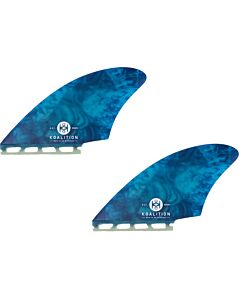 Quillas surf Koalition Twin Keel Single Tab (2)-Azul-Marmol