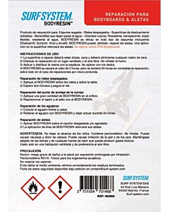 Reparador Bodyboard SurfSystem Bodyresin - FrusSurf EXPERTOS en Bodyboard