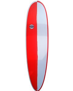 Tabla de surf FrusSurf Cyclone-Rojo-Blanco-Mitad-Fivefins-7'4'' x 22 1/2'' x 2 15/16'' Volumen: 54,7 litros