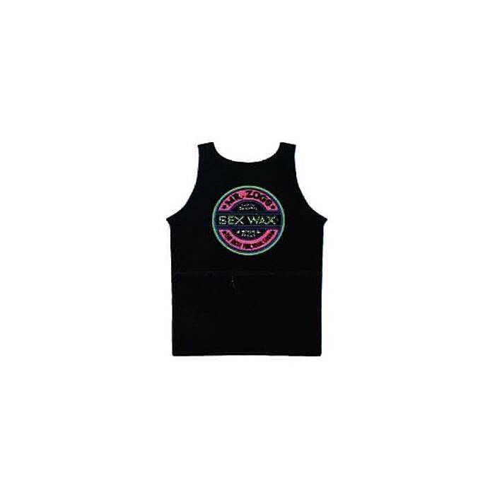 Camiseta Sex Wax Tank Top Fluoro black - FrusSurf EXPERTOS en Surf