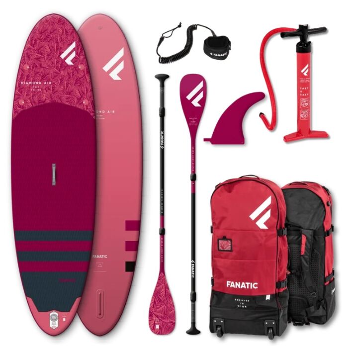 Pack Paddle Surf Fanatic Diamond Air - FrusSurf EXPERTOS en Paddle Surf