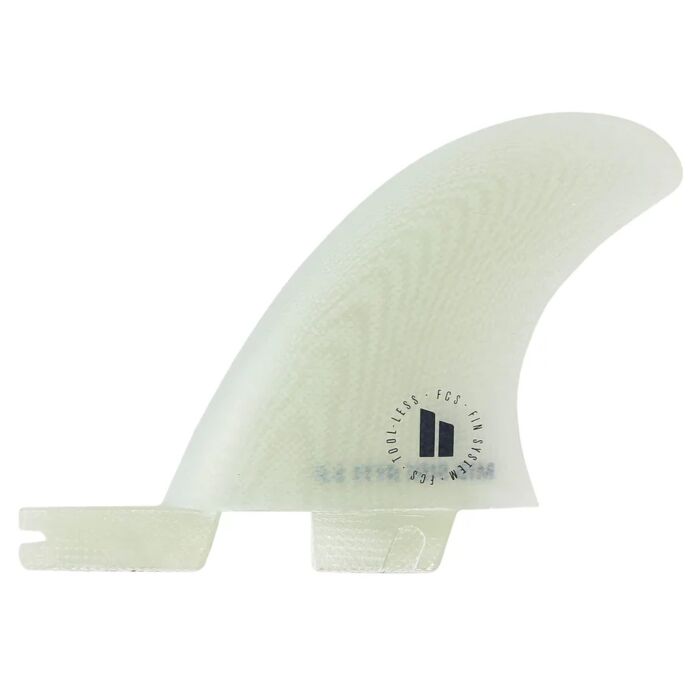 Quillas laterales o estabilizadores FCS II Mid Side Bits PG 3,6'' clear (2) - FrusSurf EXPERTOS en Longboard