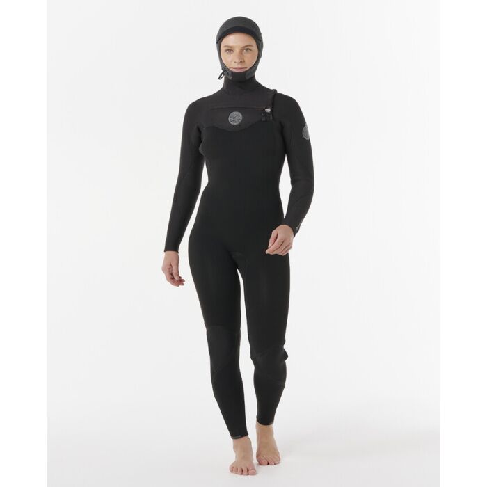 Traje de neopreno Rip Curl Wmns FlashBomb CZ Hooded 6/4 mm. - FrusSurf EXPERTOS en Neopreno