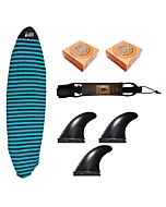 Pack surf invento+funda nylon+parafina+quillas