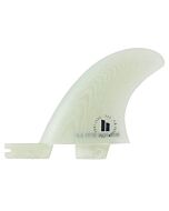 Quillas laterales o estabilizadores FCS II Mid Side Bits PG 3,6'' clear (2) - FrusSurf EXPERTOS en Longboard